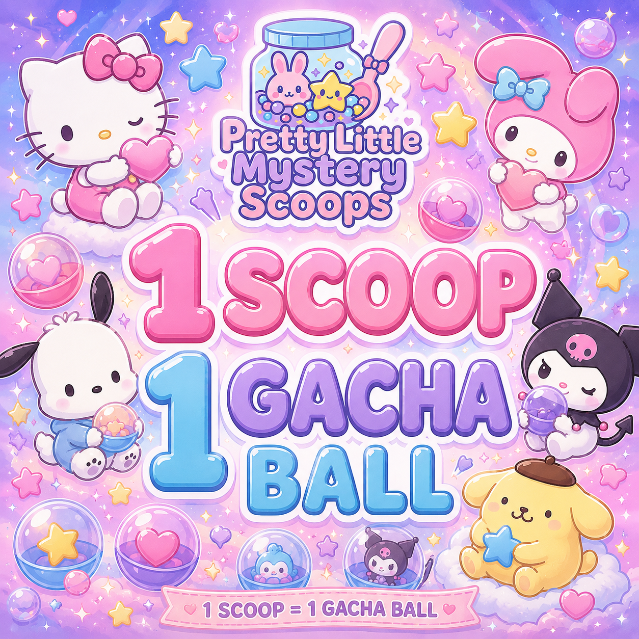 1 scoop 1 gacha