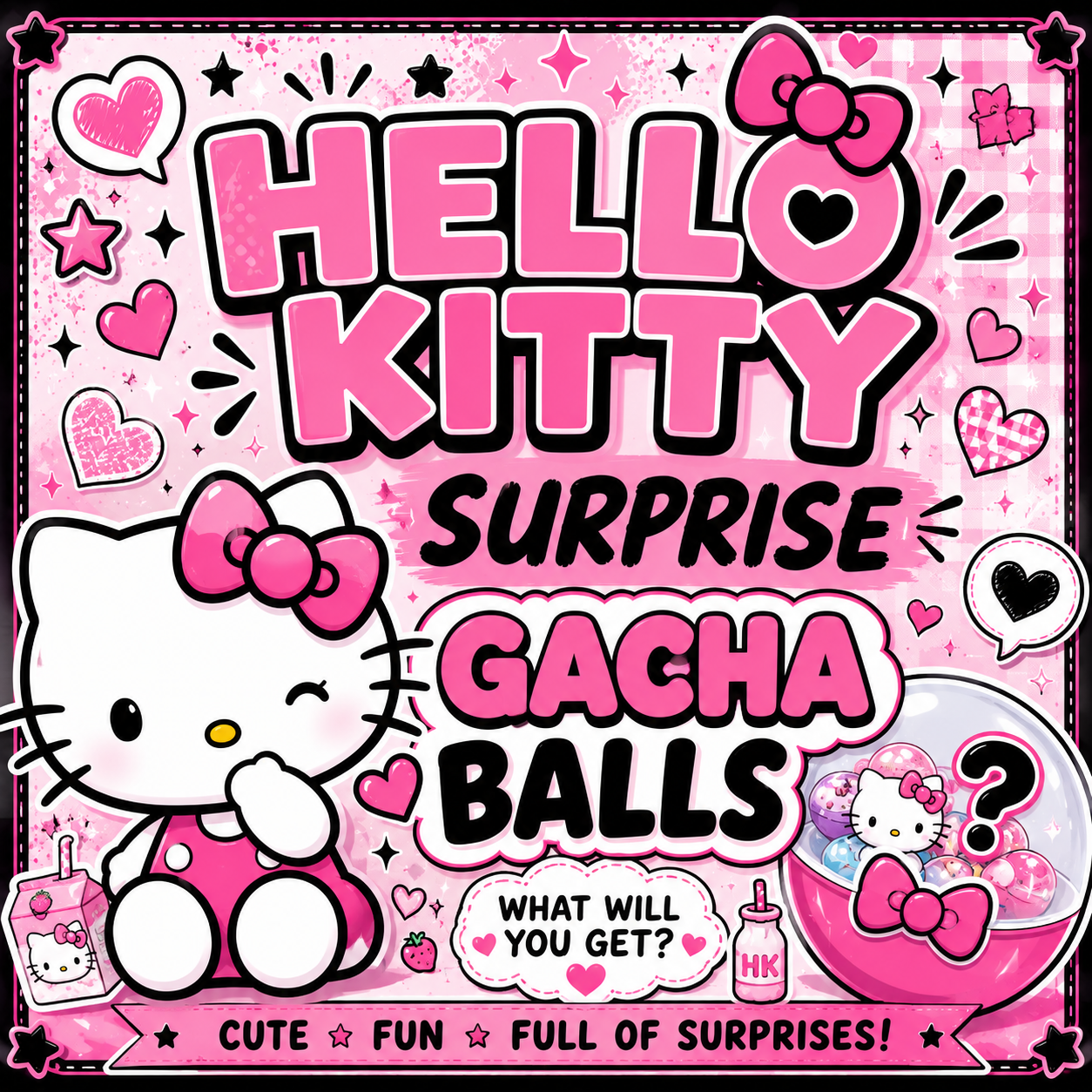 Hello kitty Surprise Gacha Balls