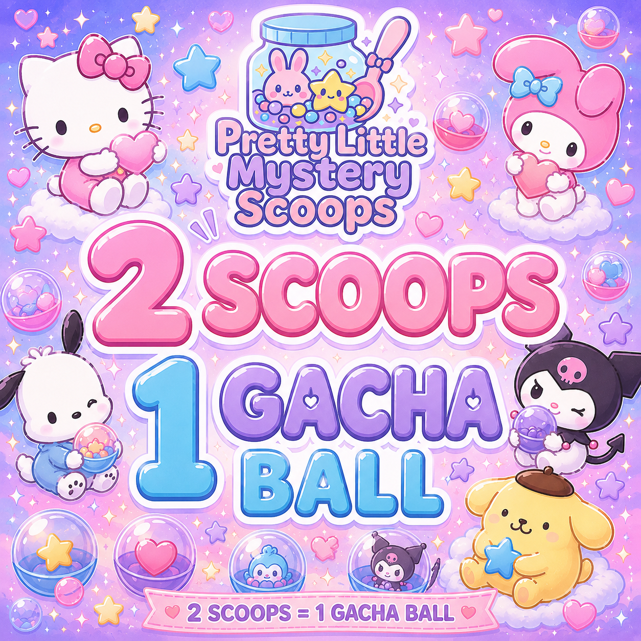 2 scoops 1 gacha