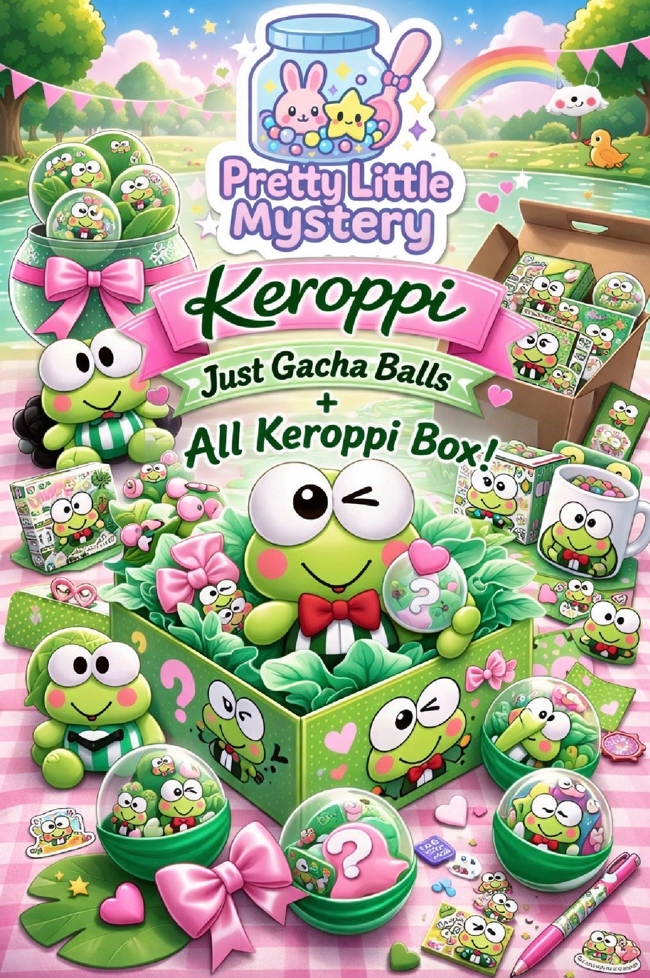 Keroppi surprise gacha balls